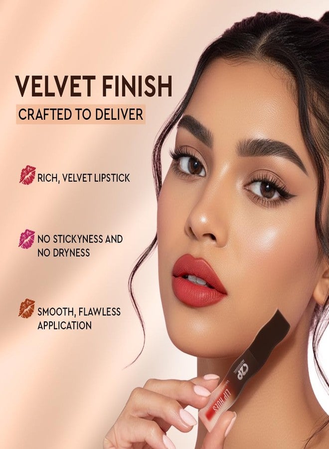 C2P PROFESSIONAL MAKEUP C2P Pro Lip Hues Velvet Liquid Lipstick - Long-Lasting Matte Lip Color, Lightweight, Smudge-Proof, Highly Pigmented Lip Makeup (Essential Kit, Pack of 4) - Image 4