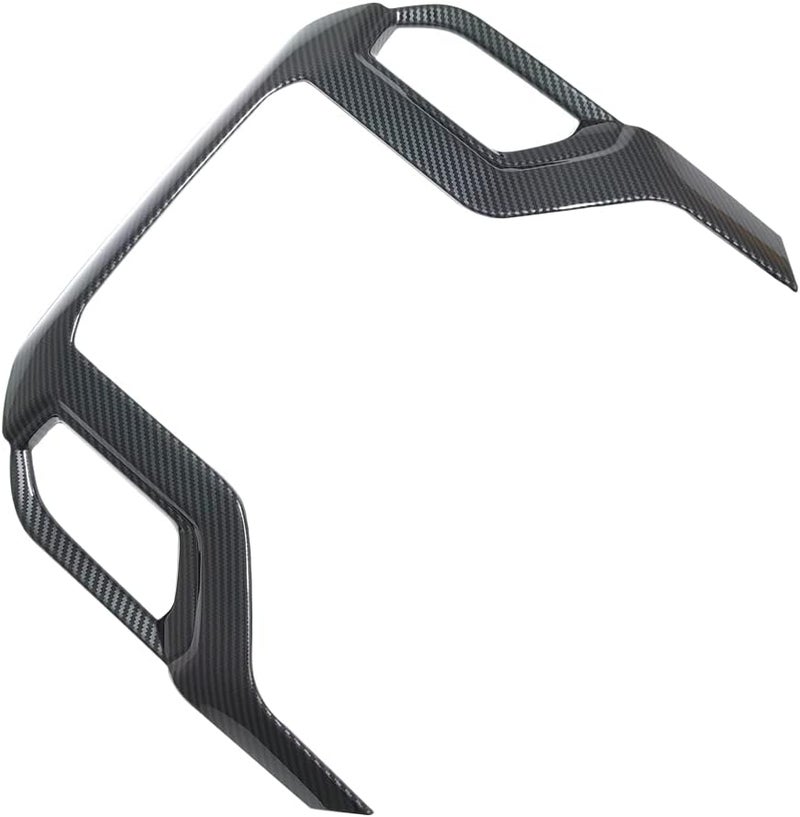 Kolya Carbon Fiber Style Dashboard Navigation Cover for Chevy Silverado and GMC Sierra - Image 3