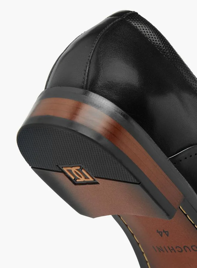 DUCHINI BLACK Men Lace-Up Leather Oxford Shoes for Men | Best Price UAE