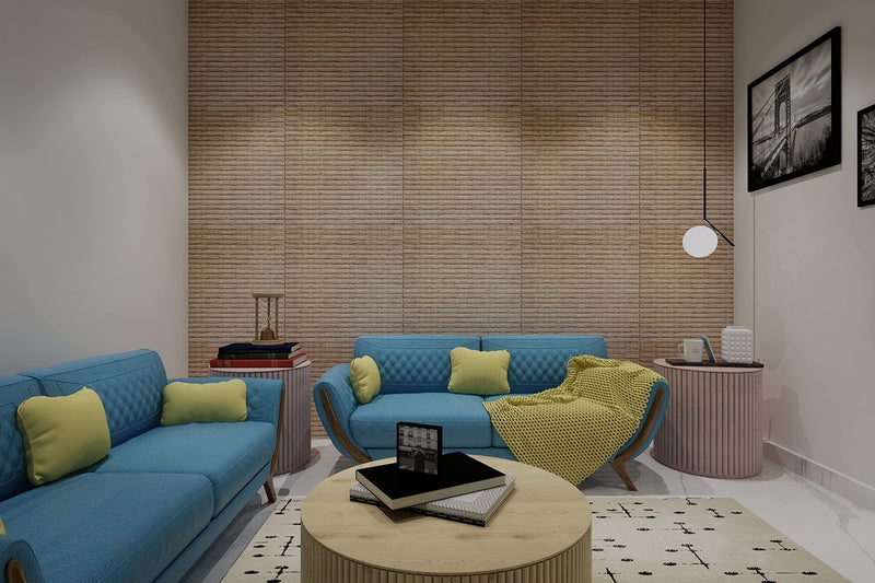 HOPz 3D Wallpaper Brick Wall Stickers | PE Foam Fancy Wallpaper for Walls, Waterproof & Self Adhesive, White Color 3D Latest Unique Design Wallpaper for Home (Size : 70 * 70 cm Each Pc) -1 Pcs - Image 2