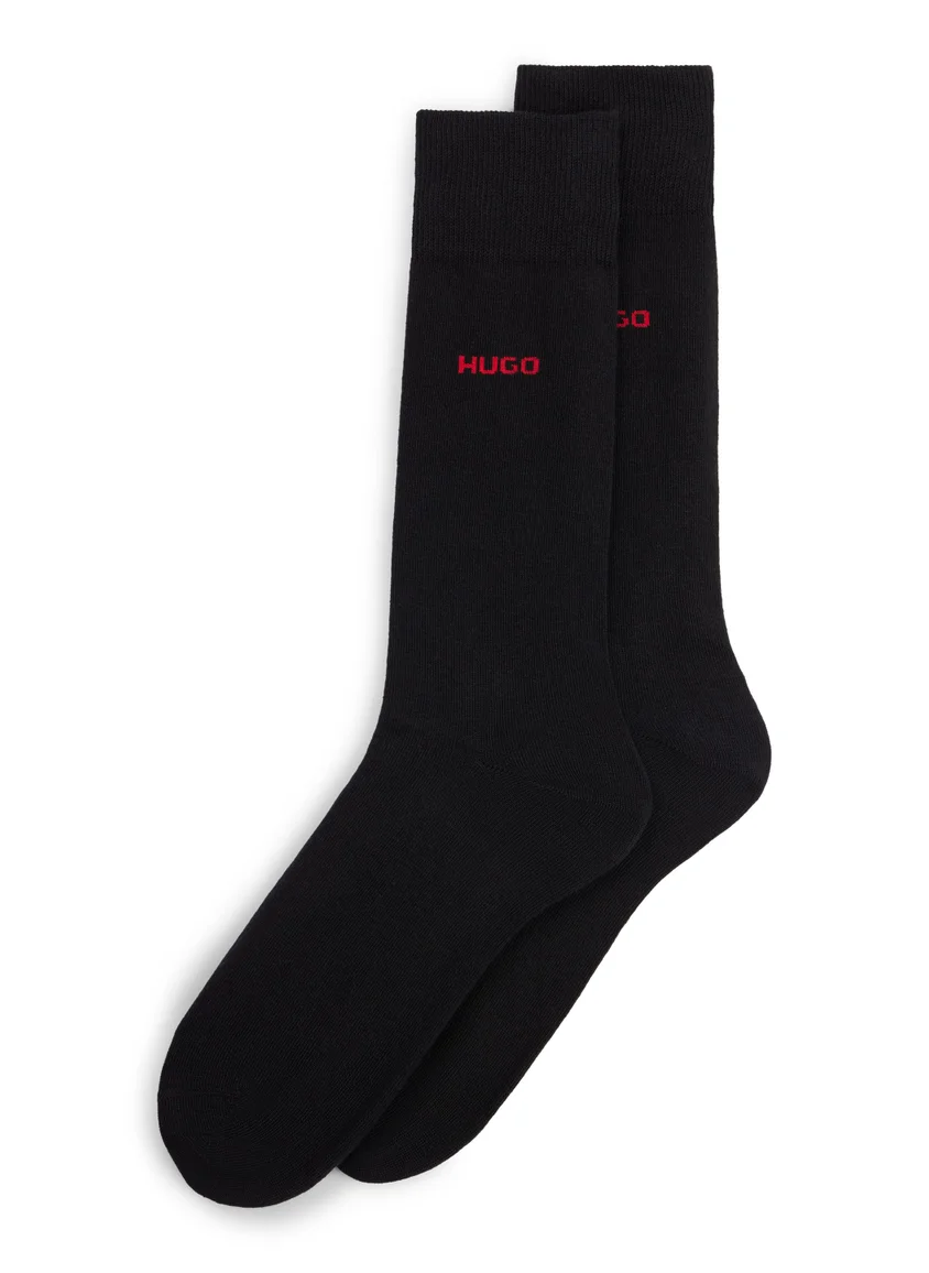 هوجو Two-pack of regular-length socks in stretch fabric