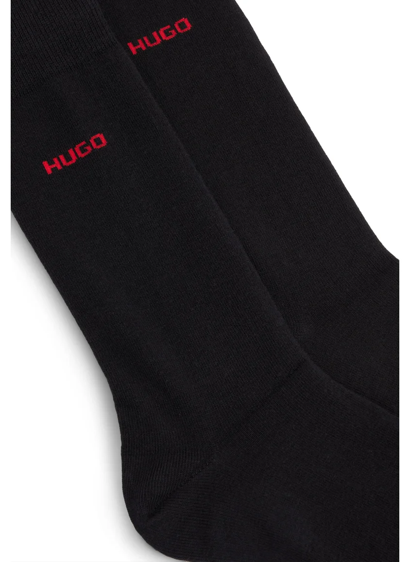 هوجو Two-pack of regular-length socks in stretch fabric