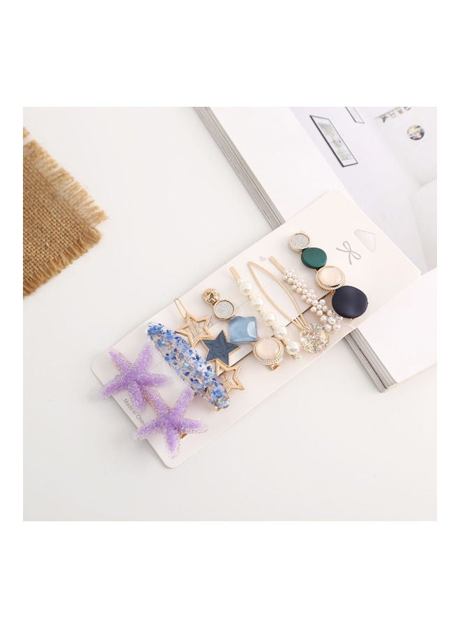 نيبمينينت طقم دبابيس شعر عصرية من 8 قطع متعدد الألوان - Image 1