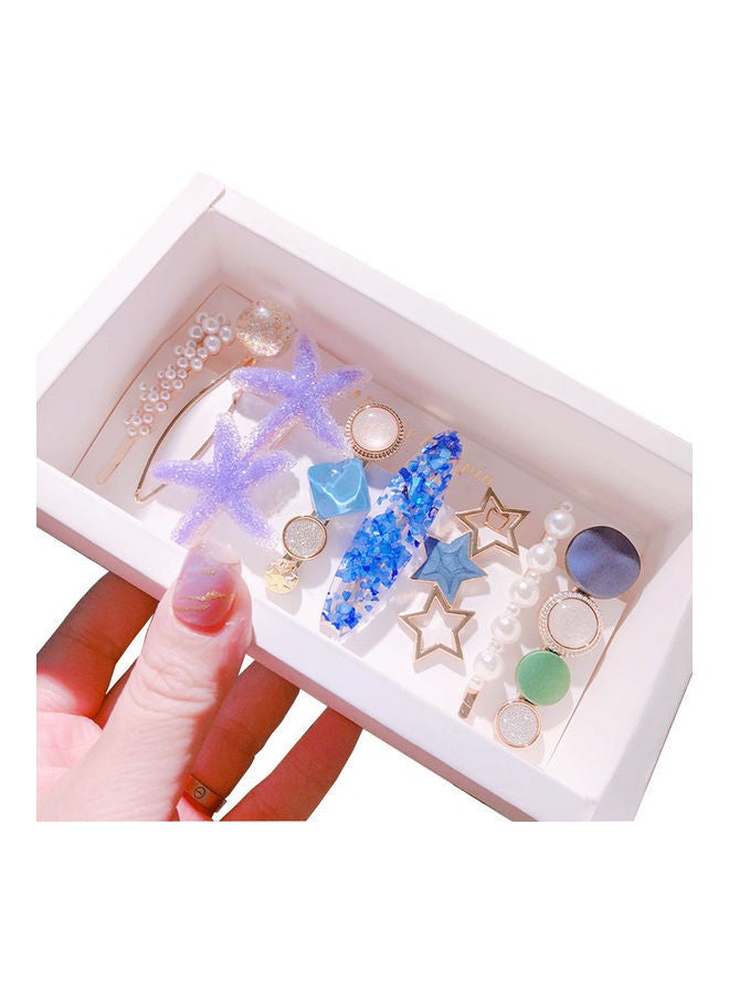 نيبمينينت طقم دبابيس شعر عصرية من 8 قطع متعدد الألوان - Image 3