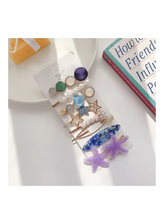 نيبمينينت طقم دبابيس شعر عصرية من 8 قطع متعدد الألوان - Image 2