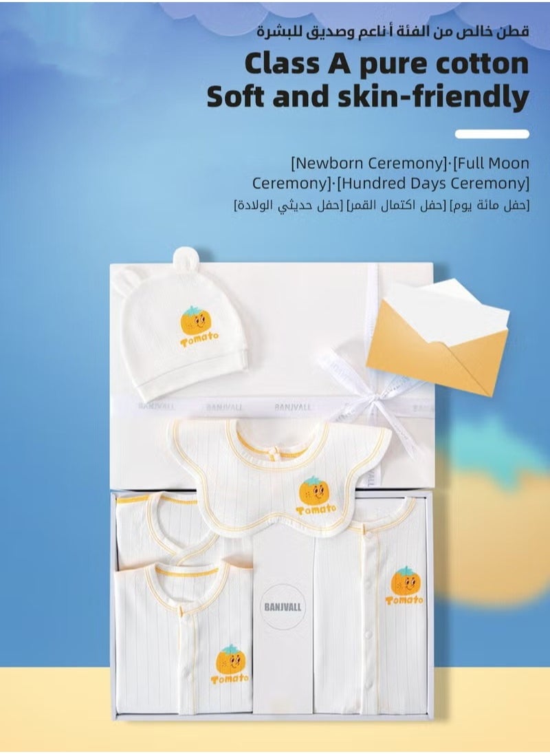 MIXDE 21PCS Newborn Baby Gift Set, Newborn Layette Gift Set for Boys and Girls, Babies Essential Clothes Accessories with Baby Blanket, 100% Premium Cotton, for Spring Summer Autumn Winter Four Seasons ﻿  - Image 4