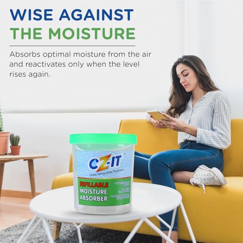 CZ-IT ABZORB-IT CZ-IT Refillable Moisture Absorber, Green, 300 g - Image 4