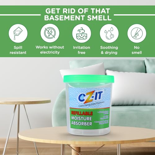 CZ-IT ABZORB-IT CZ-IT Refillable Moisture Absorber, Green, 300 g - Image 3