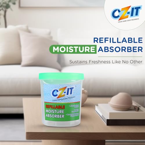 CZ-IT ABZORB-IT CZ-IT Refillable Moisture Absorber, Green, 300 g - Image 2