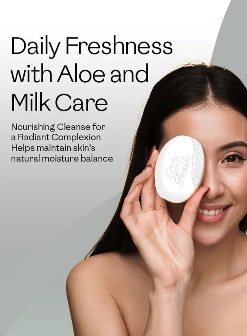 Easy Fresh Set of 2 Beauty Soap - Promotes Skin Healing & Regeneration and Protection Against UV Radiation, Soap for All Skin Types 100g - Image 4