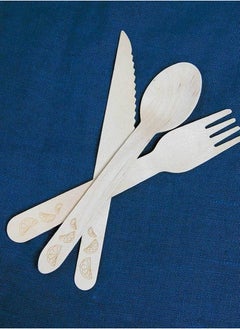Talking Tables Wooden Cutlery Picnic Set - 6 Sets  - Image 2