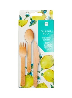 Talking Tables Wooden Cutlery Picnic Set - 6 Sets  - Image 3