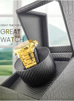 JoeFox Men's Large Face Digital Luxury  Watch LED Analog Quartz Wrist Watch with Multi Time Zone 3 ATM Waterproof Stopwatch Analog Wrist Watch for Men Gold  - Image 3