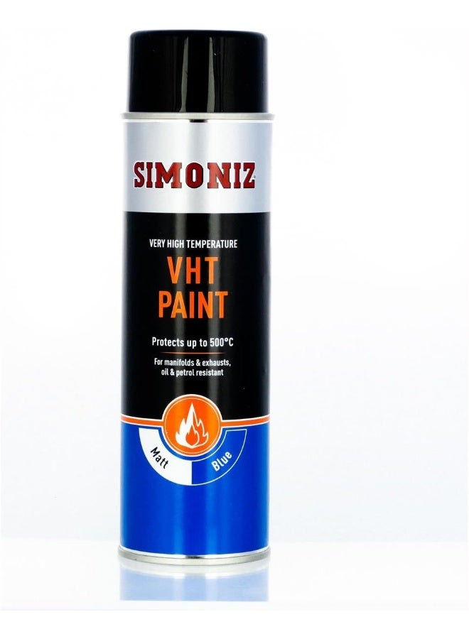 SIMONIZ Very High Temperature Spray Paint 500ml Matt Blue