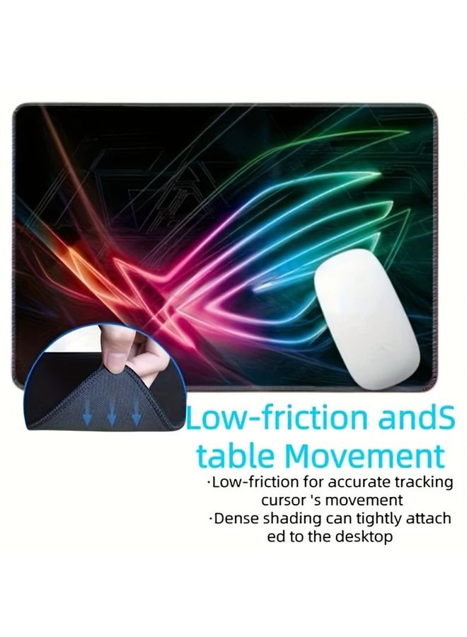 4mm Thick 350x300mm Gaming Mouse Pad with Locking Edge for Esports and Office Use - Image 2