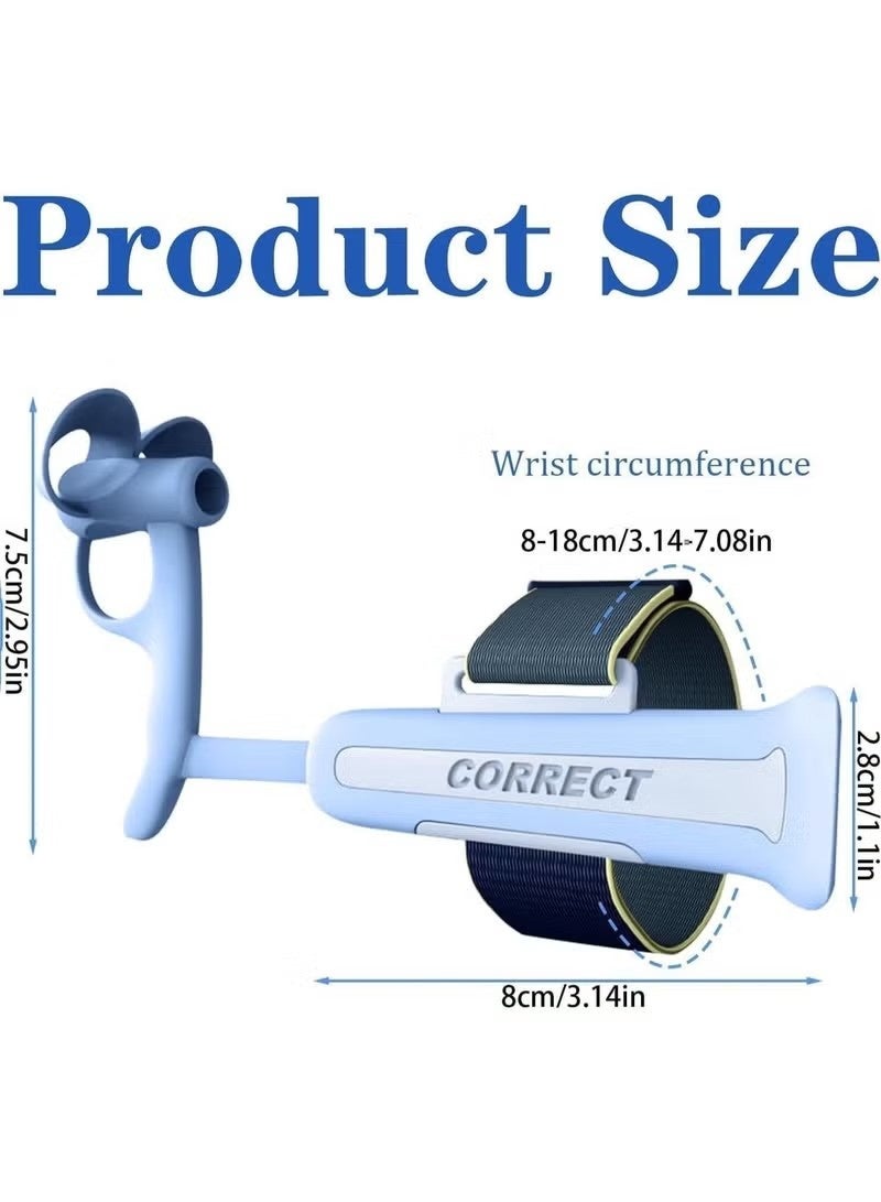 Pencil Gripper Kids/Toddler Handwriting aid Tools, Kids Handwriting Aid Tools, Ergonomic Writing Aid, Pencil Grip for 3-9 Years Learning to Write (Blue) - Image 5