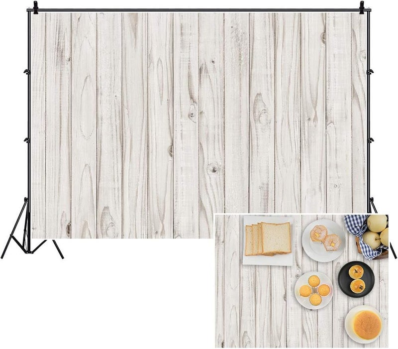 Yeele خلفية خشبية بيضاء ييل 10x8 قدم لوح خشبي للتصوير الفوتوغرافي خلفية ريفية مزيفة لوحة خلفية مسطحة بورتريه نسيج ريترو لصور بوث الاستوديو ملحقات ملصق تصوير ديكور - Image 1