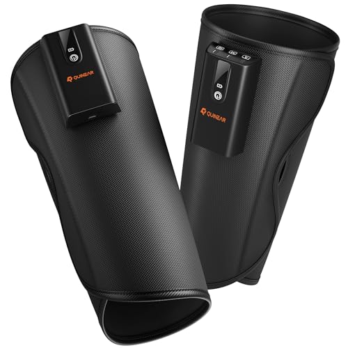 QUINEAR Rechargeable Calf Massager with Air Compression Leg Massager for Circulation and Pain Relief Portable Leg Massager with 6 Intensities 3 Modes Fast Recovery for Swelling Relax for Gym - Image 2