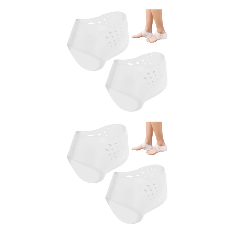 2 Pairs Invisible Height Increase Insoles Inserts Silicone Heightening Insoles Height Increase Inserts - Image 3