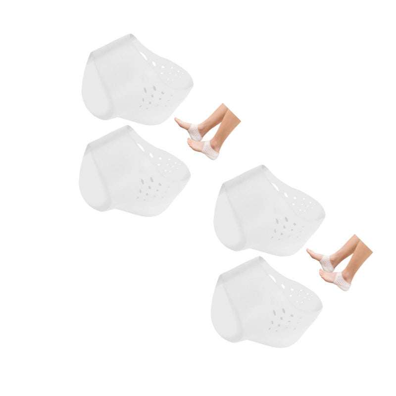 2 Pairs Invisible Height Increase Insoles Inserts Silicone Heightening Insoles Height Increase Inserts - Image 2