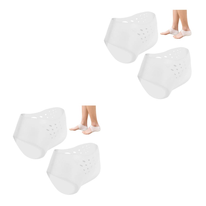 2 Pairs Invisible Height Increase Insoles Inserts Silicone Heightening Insoles Height Increase Inserts - Image 5