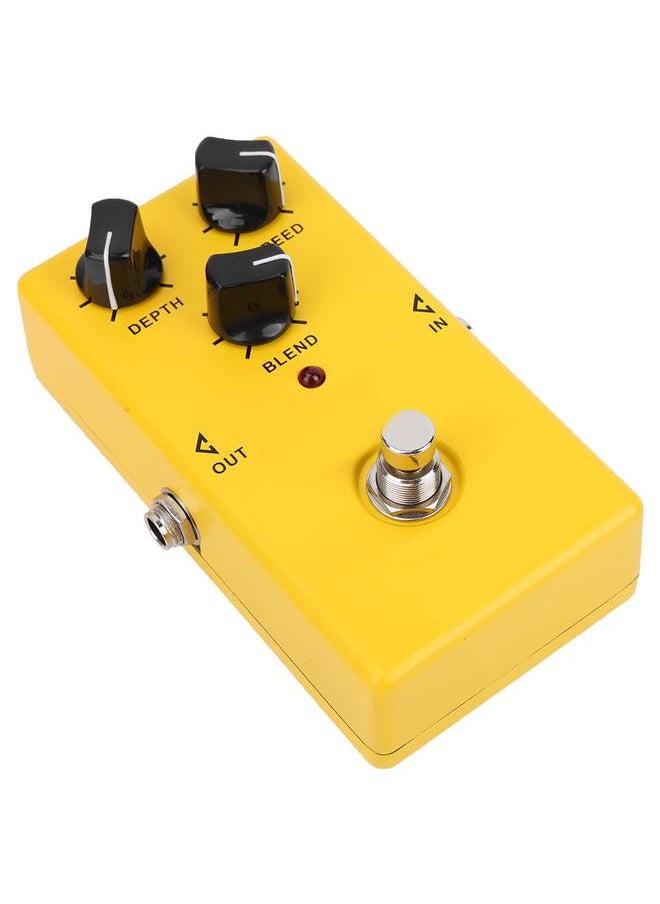Thoraya Yellow Metal Electric Guitar Effect Pedal Mini Guitar Sound Chorus Effect Pedal Processor  - Image 3