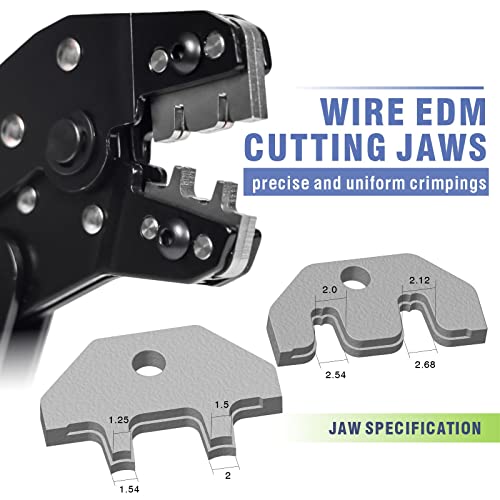 WEKESIGO SN-01BM Ratchet Crimper AWG28-20 0.08-0.5mm ² for XH2.54/3.96,PH2.0,PX,JST,Molex Terminal - Image 3