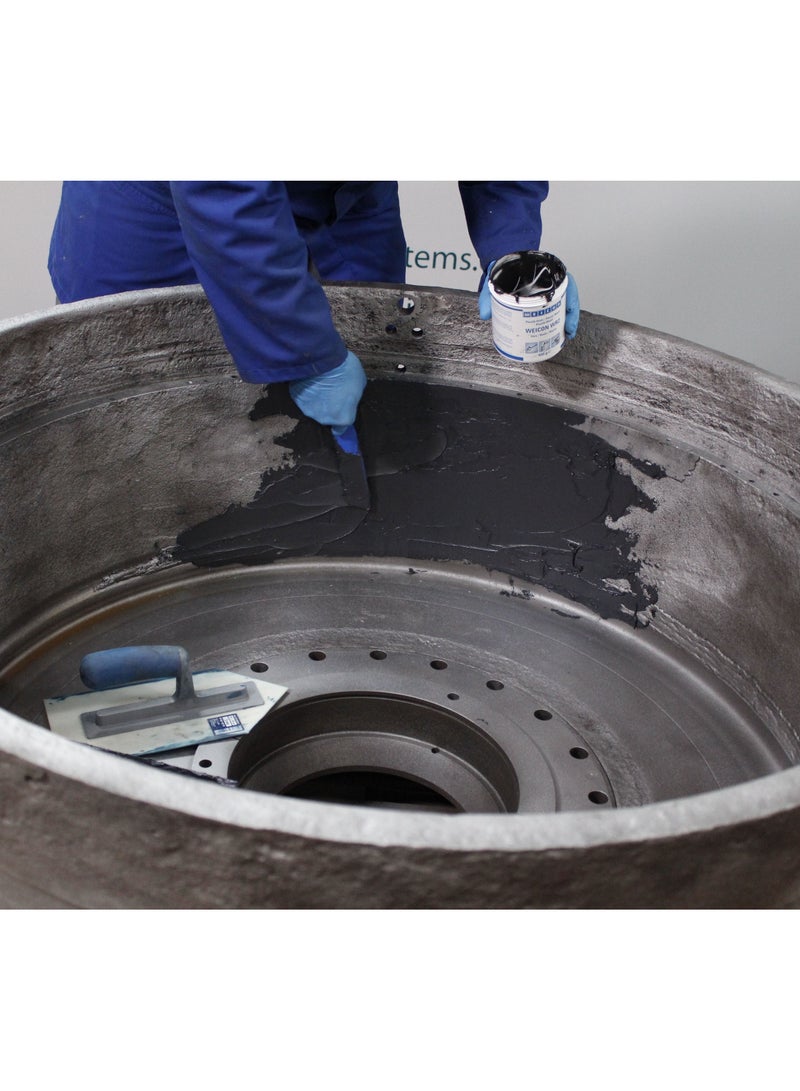 WEICON WR2 Epoxy Resin Plastic Steel | 500 g | For metal with high abrasion - Image 3