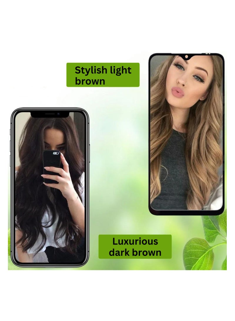 PROFESSIONAL COLOR SHAMPOO NATURAL BLACK NASPURA - Plant-Based, Unisex 3-in-1 for Hair, Moustache & Beard, Quick 5-Minute Application, Long-Lasting Coverage - Includes 30ml×8 Shampoo and 2×8 Gloves - Image 5