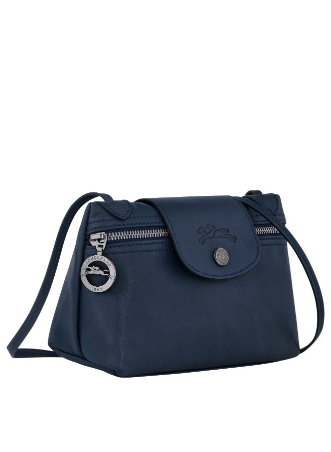 Longchamp Longhamp Makeup Tool and Accessories Storage & Cleaning Bag Le Pliage Xtra bag Crossbody bag Navy Blue - Leather,Sport bag - Image 2