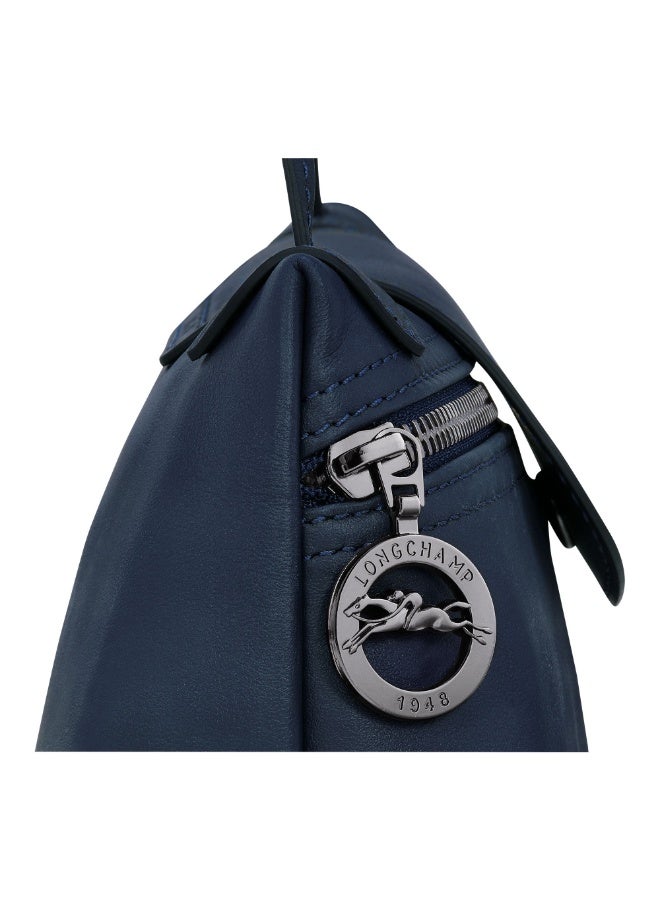 Longchamp Longhamp Makeup Tool and Accessories Storage & Cleaning Bag Le Pliage Xtra bag Crossbody bag Navy Blue - Leather,Sport bag - Image 4