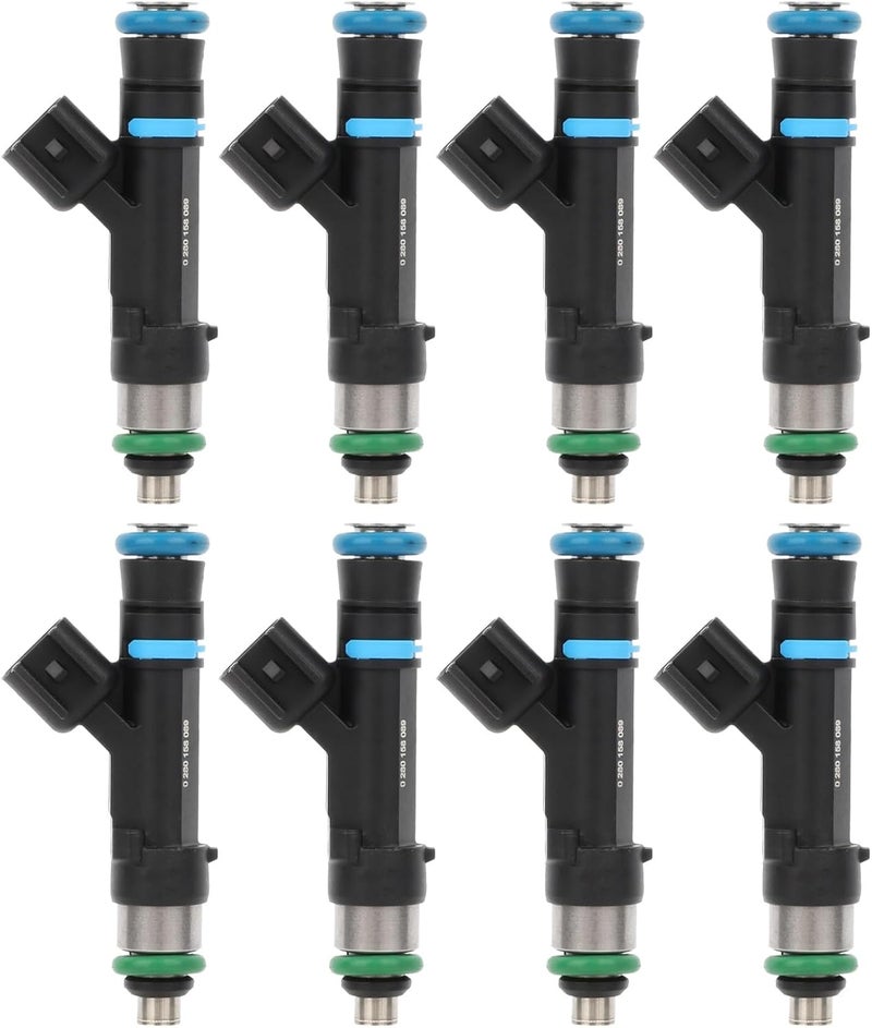 ANGLEWIDE 8pcs 0280158089 Fuel Injectors Set for Ford, Lincoln, Mercury (2006-2010) - Image 1