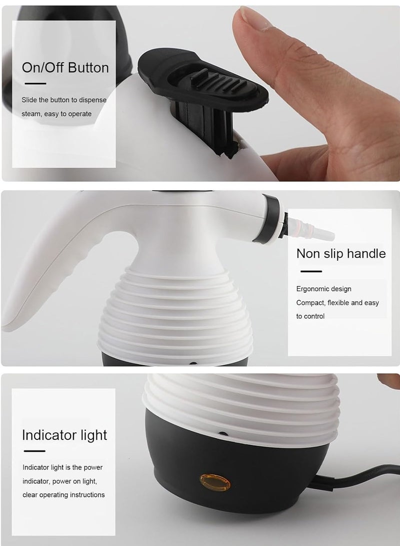 general Portable Steam Cleaner Handheld Steam Cleaner Pressure Steam Cleaner High Efficiency Multi-Purpose Steam Machine For Cleaning Home Kitchen Comes with 16 Accessories - Image 5