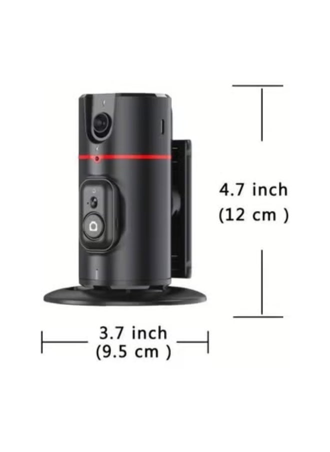 TIGER Auto Face Tracking Phone Holder Tripod Stand P02 | AI-Powered 360° Rotating Selfie Stick with Smart Face & Object Tracking | Hands-Free Cameraman Mount for Vlogging, TikTok, YouTube, Video Calls & Live Streaming | Compatible with iPhone & Android Devices | Portable, Rechargeable & Easy to Use for Content Creators  - Image 2