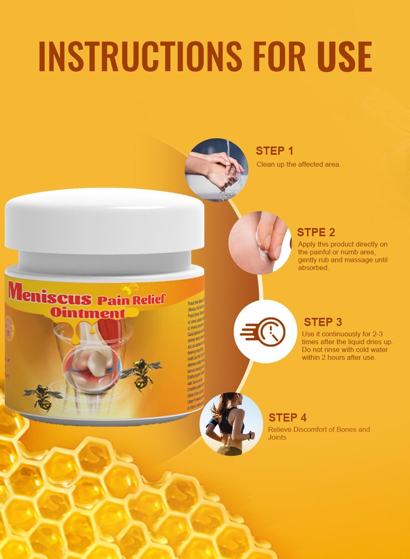 سوميفون كريم لتخفيف آلام الغضروف الهلالي 20 جرام × 2 زجاجة لتخفيف آلام المفاصل تركيبة عشبية كريم تدليك - Image 3