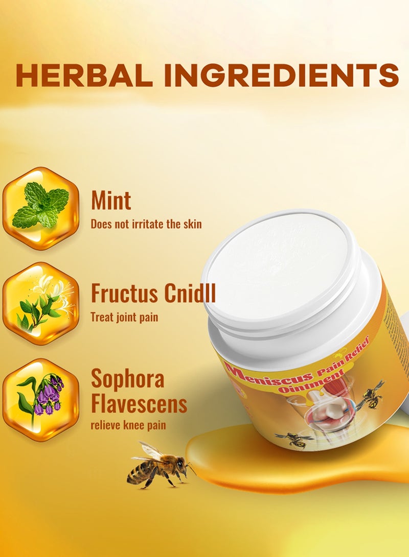 سوميفون كريم لتخفيف آلام الغضروف الهلالي 20 جرام × 2 زجاجة لتخفيف آلام المفاصل تركيبة عشبية كريم تدليك - Image 4