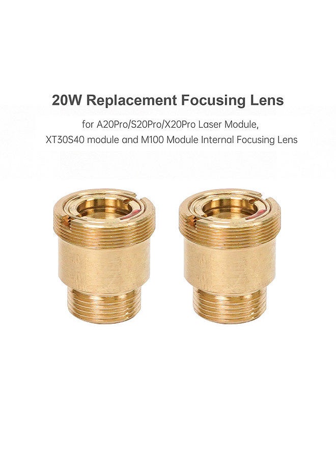 ATOMSTACK 2PCS Atomstack 20W Replacement Focusing Lens for A20Pro/S20Pro/X20Pro Laser Module and M100 Module and XT30S40 Module Internal Focusing Lens - Type B  - Image 5