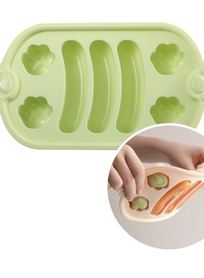 Green baby complementary DIY sausage mold  23.4*12.8*3.8 cm  - Image 3