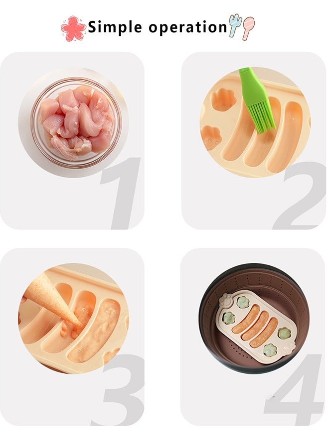 Green baby complementary DIY sausage mold  23.4*12.8*3.8 cm  - Image 5