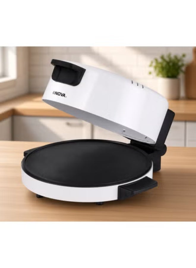 Nova NT-173ABM Arabic Bread Maker 1800W, 30cm Large Cooking Plate, Electric Flatbread Maker, Non-Stick Roti & Chapati Maker, Puffy Soft Bread Cooker, Homemade Flatbread Machine - Image 5