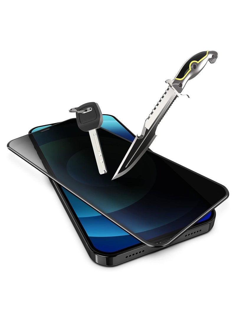 Markhor Next Generation A++ Quality Privacy Anti Spy With Auto Alignment Easy Installation Frame/App Tempered Glass Screen Protector For Apple iPhone 13 / 13 Pro And iPhone 14 Clear - Image 5