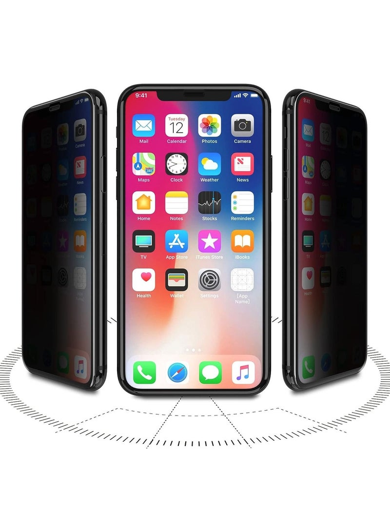 Markhor Next Generation A++ Quality Privacy Anti Spy With Auto Alignment Easy Installation Frame/App Tempered Glass Screen Protector For Apple iPhone 13 / 13 Pro And iPhone 14 Clear - Image 3