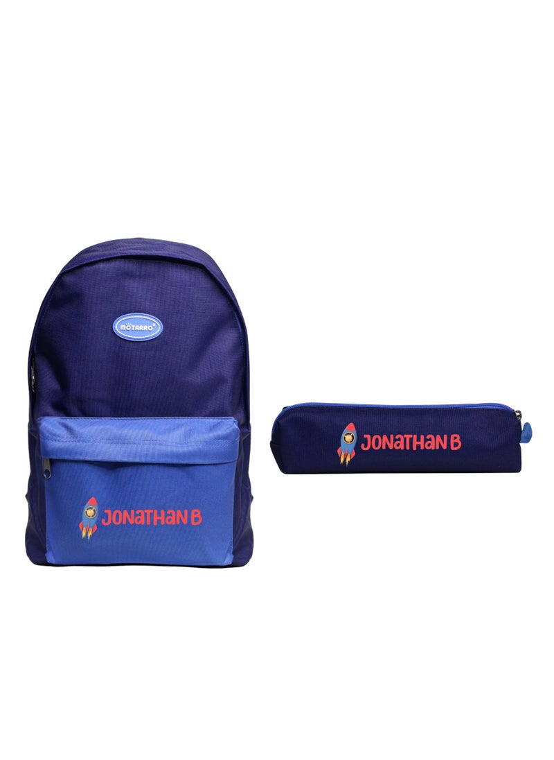 Share the Love 2-Piece Bundle - Personalised Pencil Case With Personalised Backpack  - Image 3
