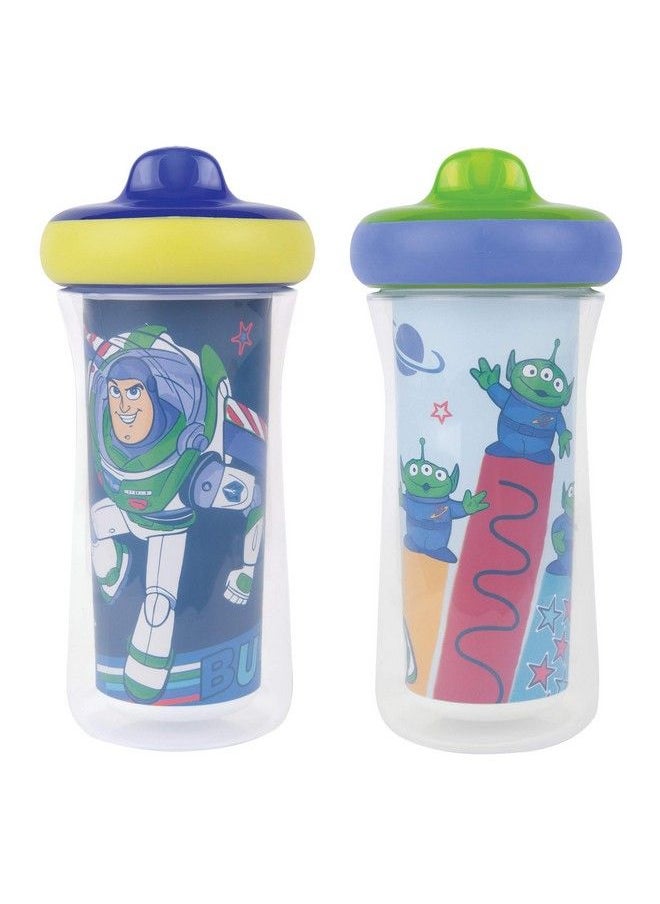 the FIRST years Disney Pixar Toy Story Kids Insulated Sippy Cups Dishwasher Safe Spill Proof Toddler Cups Ages 12 Months And Up 9 Ounces 2 Count  - Image 1