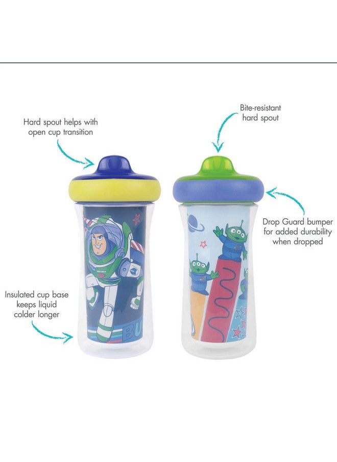the FIRST years Disney Pixar Toy Story Kids Insulated Sippy Cups Dishwasher Safe Spill Proof Toddler Cups Ages 12 Months And Up 9 Ounces 2 Count  - Image 5