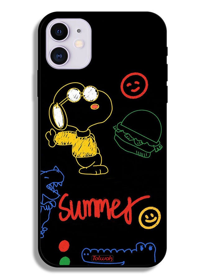 Tolwak Apple iPhone 12 mini Protective Case Summer Sticker - Image 2