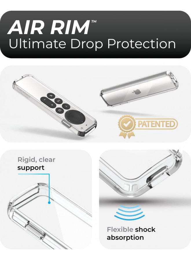 TotalMount TotalMount Air Rim Case for Apple TV Remotes Slim, Hybrid Apple TV Remote Case with Ultimate Drop Protection Clear - Image 1