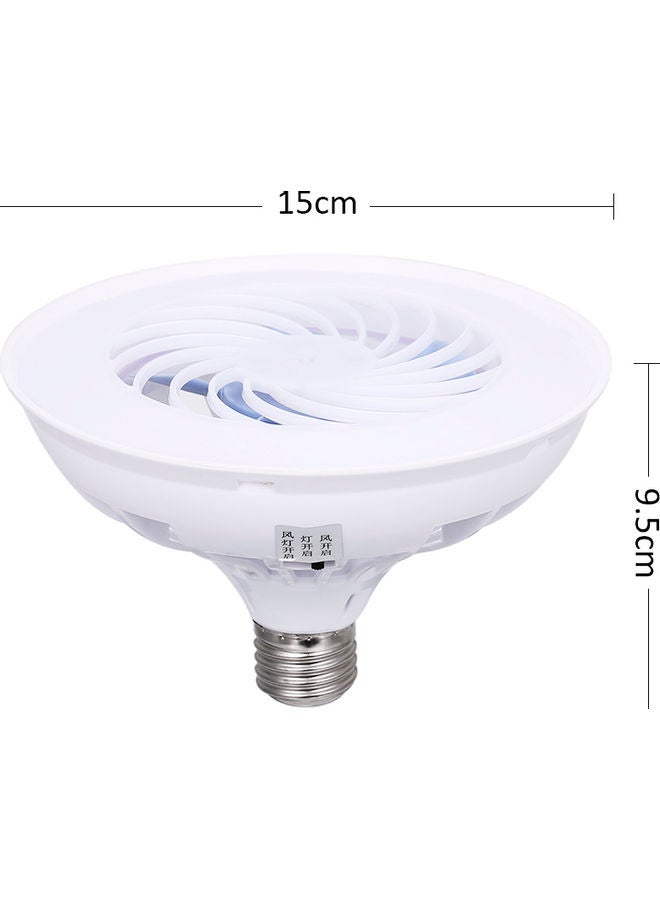 Loquat E27 Mini Fan Light White  - Image 3