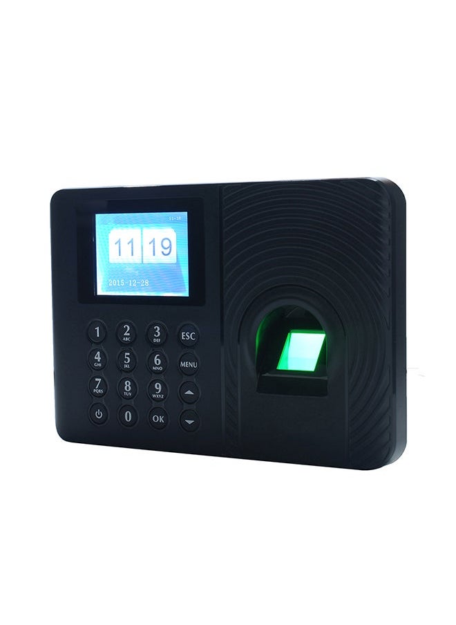 NIBEMINENT Biometric Fingerprint Attendance Recorder Black  - Image 3