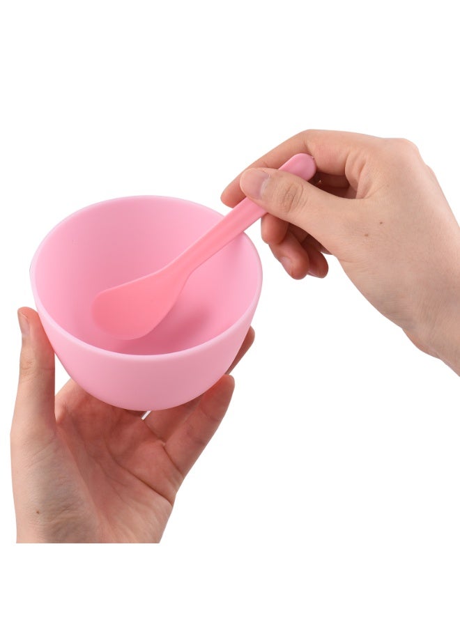 KADRAMA Face Mask Mixing Bowl Set 24 Pcs DIY Facemask Mixing Tool Kit with Facial Mask Bowl Stick Spatula Silicone Brush Spray Bottle Puff Soaking Bottle Gauges with 10 PCS Compression Mask - Image 4